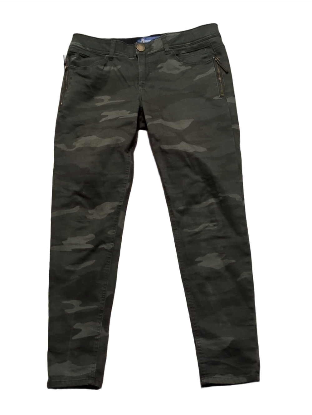 Democracy Green Camo Skinny Jeans Size 8
